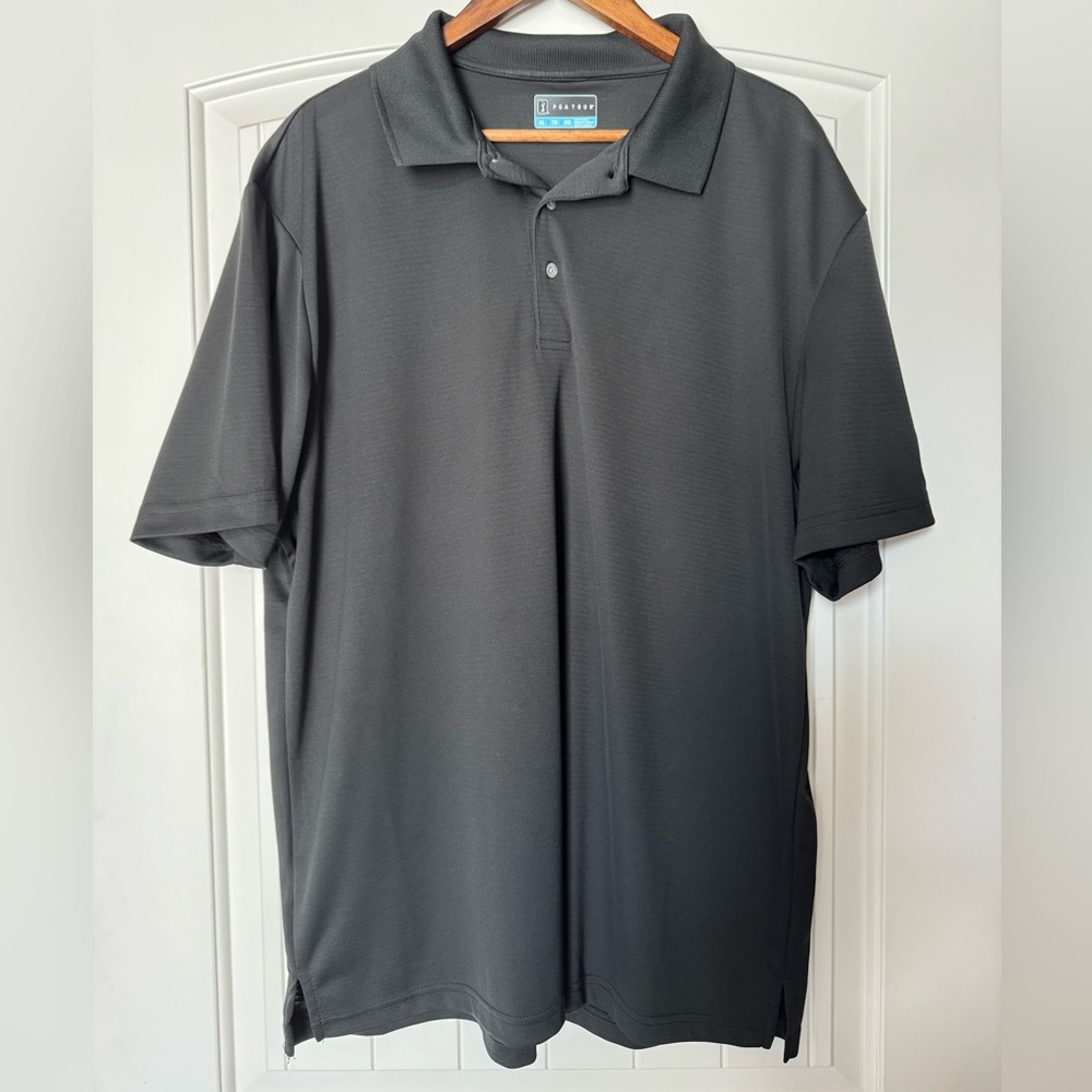 Men’s Black PGA Tour Polo Shirt. Size XL.